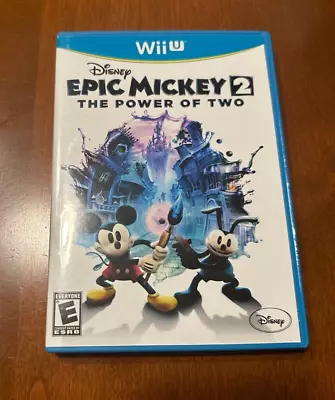 Disney Epic Mickey 2: The Power Of Two (Nintendo Wii U 2012) • $8