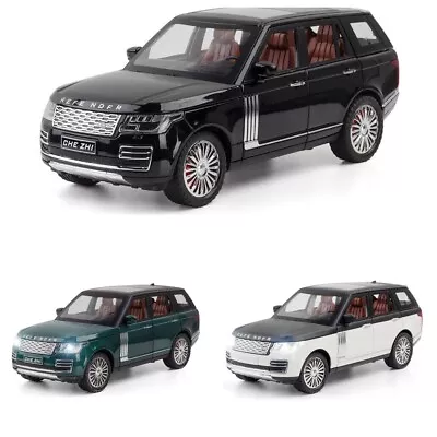 1:24 Scale Land Rover Range Rover Diecast Model Car Toy Collection Light Sound • £27.59