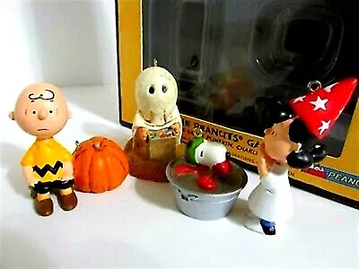 Snoopy Peanuts Charlie Brown Hallmark Christmas Halloween Ornament Figure 2008 • $38.99