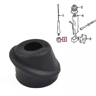 Fit For BMW Z3 Series E36 Roadster 1995-2003 Black Aerial Antenna Grommet Seal • $12.60