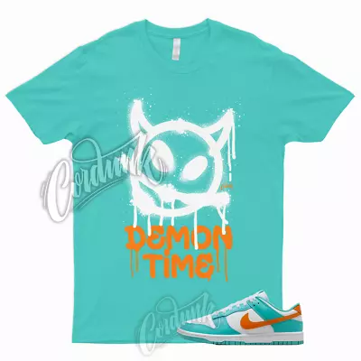 DTIME T Shirt Dunk Miami Low White Cosmic Clay Cactus Teal Orange Dolphin Aqua • $24.29