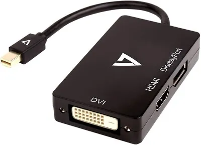 Mini DisplayPort Male To Display Port Female + DVI-D Female HDMI Female Adaptor • £12.95