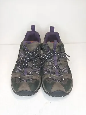 Merrell Womens Siren Sport J16338 Black/Perfect Plum Walking Hiking Shoes Sz 7.5 • $30