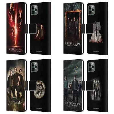 £6.95 • Buy OFFICIAL SUPERNATURAL KEY ART LEATHER BOOK WALLET CASE FOR APPLE IPHONE PHONES