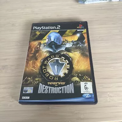 Robot Wars Arenas Of Destruction PS2 Playstation 2 Game + Manual  PAL • $18