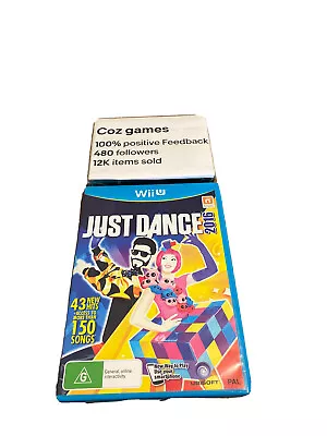 Just Dance 2016 For The Nintendo Wii U Complete Australian Release DANCING GAME • $12