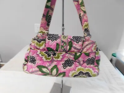 Vera Bradley Magnetic Snap Handbag Priscilla Pink GUC • $5.89