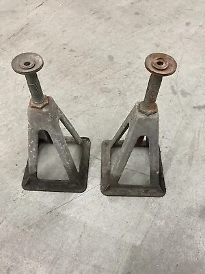 Metal Stabilizing Trailer Jacks Camper Trailer Stand Vintage Shasta Canned Ham • $50