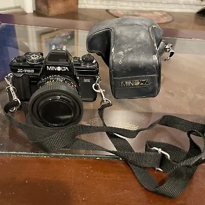 Minolta X-700 +  MD W.Rokkor 35mm From JAPAN • $125