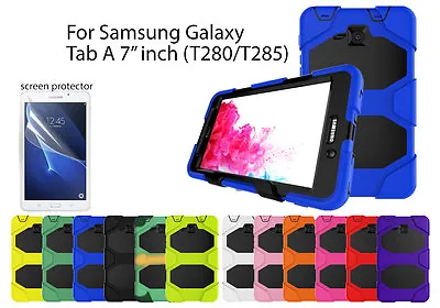 For Samsung Galaxy Tab A 7  T280/T285 Heavy Duty Shock Proof Case/Screen Film • $4.55