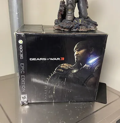 $84.99 • Buy Microsoft Xbox 360 Gears Of War 3 Epic Edition Statue/Book/Box Only