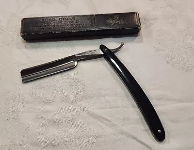 Vintage Straight Razor By Wade & Butcher Sheffield W/ Rare Fred Dolle Box • $29.99