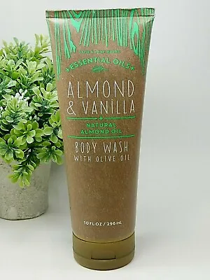 Bath And Body Works Essential Oil Almond & Vanilla Body Wash W Olive Oil 10 Oz  • £39.32