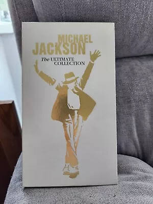 Michael Jackson The Ultimate Collection 4 CD 1 DVD Boxset Album White Cover • £25