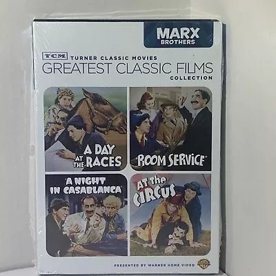 TCM Greatest Classic Films Collection: Marx Brothers 2 DVD 4 Movies Room Servic  • $19.24