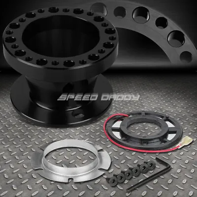 For Mazda/miata/rx-7/rx-8/626 Black Aluminum Steering Wheel 6-hole Hub Adaptor • $24.88