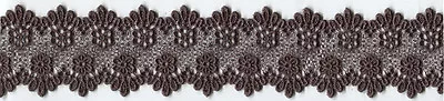 2&1/2  Grey Gray Venice Venise Lace Fabric Trim 14 Yards  • $49.98