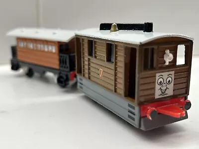 ERTL Toby #7 1989 Henrietta 1992 Thomas Tank Engine Diecast Paper Face • $29