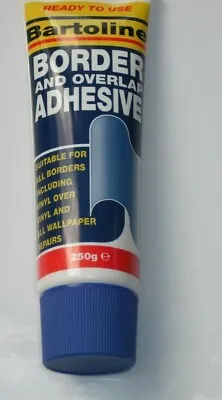 1 X BARTOLINE BORDER AND OVERLAP GLUE ADHESIVE READY MIXED PASTE PAPER WALLPAPER • £4.99