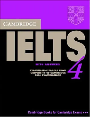 Cambridge Ielts 4 Student's Book With Answers Perfect Cambridge E • £4.73