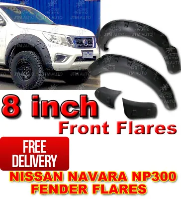 Front Wheel Fender Flares Wheel Arch To Suit Nissan Navara NP300 2014-2020 • $179.10