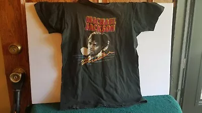 Vtg Michael Jackson Thriller Screen Stars T-Shirt Tee YOUTH Medium USA AS IS • £83.93