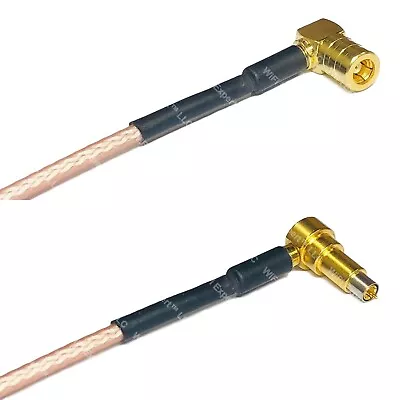 RG316 SMB FEMALE ANGLE To MS-156 MALE ANGLE RF Cable Rapid-SHIP LOT • $11.24