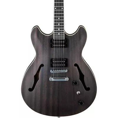 Ibanez Artcore AS53 Semi-Hollow Electric Guitar Flat Transparent Black • $349.99