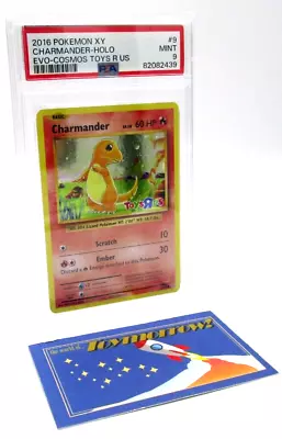 PSA 9 - CHARMANDER - Cosmos Holo Toys R Us Promo 2016 Pokémon XY Evolutions • $75