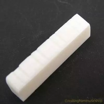 CATTLE BONE NUT FOR MANDOLIN NECK 29x5x8mm 8 STRING SLOTS NEW • $8.83