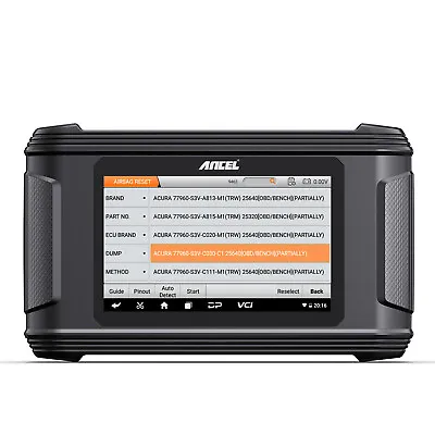 ANCEL Car Scanner OBD2 SRS Crash Data Clear Airbag Module Repair Battery Repair • £779.99