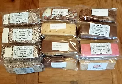 4 Homemade Sweet Bars Of Your Choice • £6