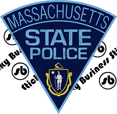 Massachusetts State Police Patch Sticker • $3.99