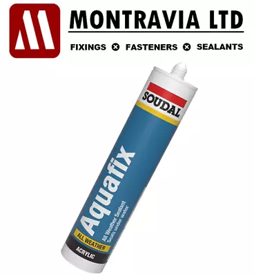 Soudal Aquafix - All Weather Sealant Clear 300ml Seals Underwater • £9.79