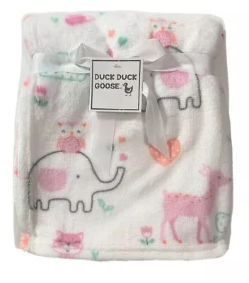 $15.98 • Buy Blanket Plush - Duck Duck Goose Girls - Elephant Owl Pink -baby Toddler Crib Bed