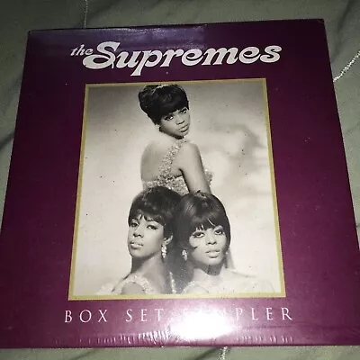 SEALED Cd DIANA ROSS AND THE SUPREMES BOX SET SAMPLER • $15.99