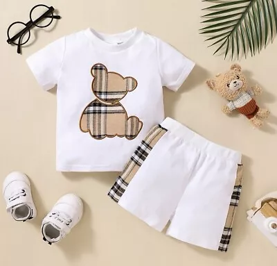 Baby Designer  Type Set Baby Boy Shirt An Shorts Set Baby Boy Clothes • $20