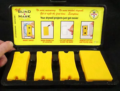 Blind Mark Drywall Electrical Box Locating Tool Kit (4-Pc) Case Instructions • $22.22