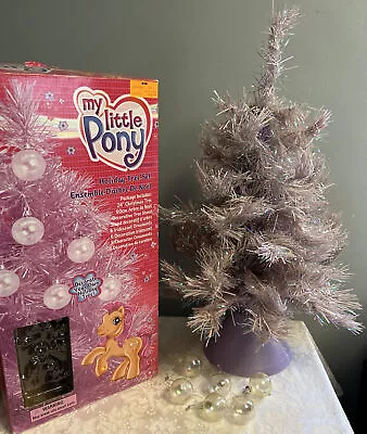 My Little Pony VTG Violet Purple￼ Holiday Christmas Tree Set W/ Ornaments￼ Rare • $35.99