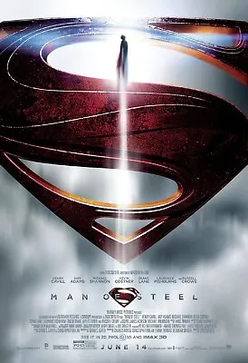 SUPERMAN MAN OF STEEL 11 X17  MOVIE POSTER PRINT #2 • $14.99