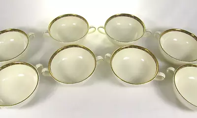 Minton China St. James Cream Bowls 4-1/2  Dia X 2  T Set Of 8 Soft Storage Case • $125