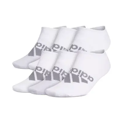Adidas Men's Superlite Compression No Show Socks White Size 6-12 6 Pair • $24.99