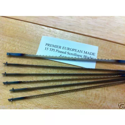 $9.75 • Buy Scroll Saw Blades 15 TPI Pinned End Free Shipping