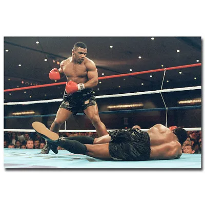 Mike Tyson Boxing Legend Silk Poster Heavyweight Boxer 13x18 24x32 Inch 003 • $9.49