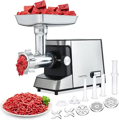 Meat Grinder Electric Sausage Stuffer Machine Rated 3.3HP 2500W Max 3-In-1 He • $236.99