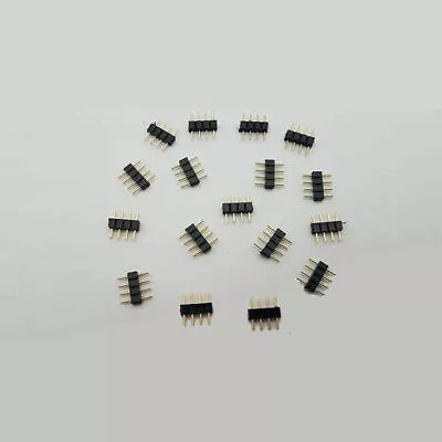10PCS 4pin RGB 3528 5050 LED Strip Light Solderless Connector Adapter PCB Clip • $6.52