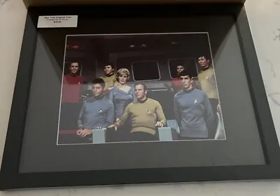 Beautifully Framed And Matted Star Trek Original Cast Photo 8 X 10 Photo. • $29.95