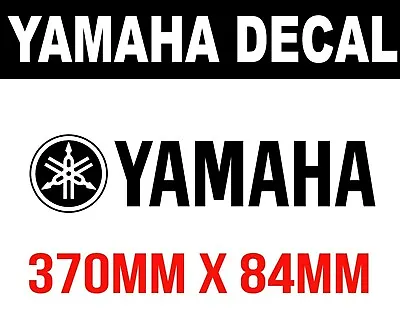 YAMAHA Sticker LOGO Pair Vinyl Cut Sticker 370mm Decals Outboards CHOOSE COLOUR • $13