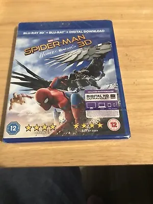 MARVEL Spider-Man - Homecoming  (Blu-Ray + 3D) Brand New Sealed Spiderman • £2.50