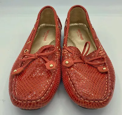 Marc Joseph New York Loafers Women’s Size 7 Leather Cypress Hill Orange EUC • $29.99